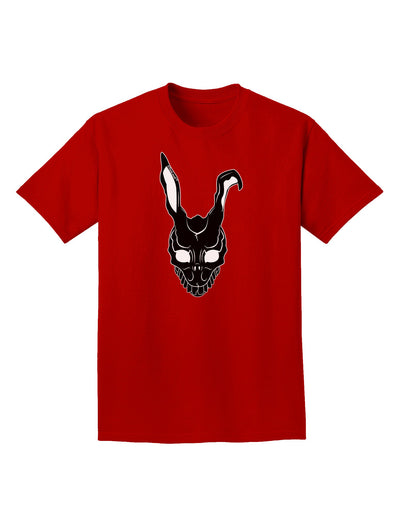 Scary Bunny Face Black Adult Dark T-Shirt-Mens T-Shirt-TooLoud-Red-Small-Davson Sales