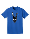 Scary Bunny Face Black Adult Dark T-Shirt-Mens T-Shirt-TooLoud-Royal-Blue-Small-Davson Sales