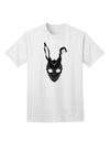 Scary Bunny Face Black Adult T-Shirt-Mens T-Shirt-TooLoud-White-Small-Davson Sales