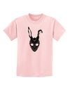 Scary Bunny Face Black Childrens T-Shirt-Childrens T-Shirt-TooLoud-PalePink-X-Small-Davson Sales