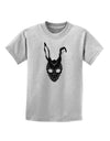 Scary Bunny Face Black Childrens T-Shirt-Childrens T-Shirt-TooLoud-AshGray-X-Small-Davson Sales