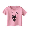 Scary Bunny Face Black Distressed Infant T-Shirt-Infant T-Shirt-TooLoud-Candy-Pink-06-Months-Davson Sales