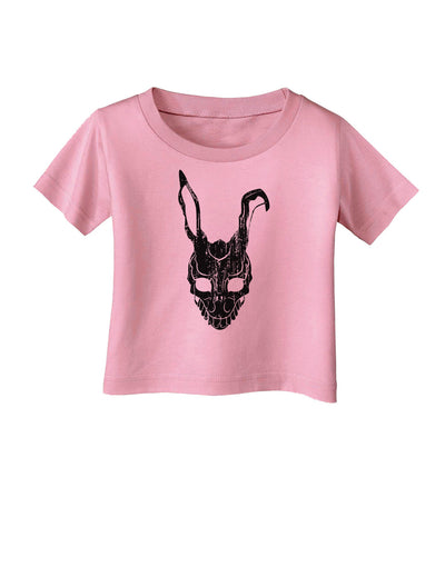 Scary Bunny Face Black Distressed Infant T-Shirt-Infant T-Shirt-TooLoud-Candy-Pink-06-Months-Davson Sales