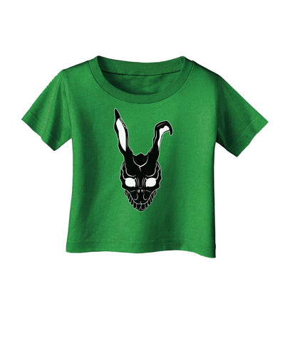 Scary Bunny Face Black Infant T-Shirt Dark-Infant T-Shirt-TooLoud-Clover-Green-06-Months-Davson Sales