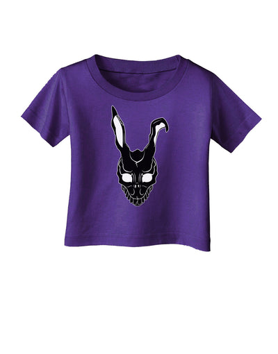 Scary Bunny Face Black Infant T-Shirt Dark-Infant T-Shirt-TooLoud-Purple-06-Months-Davson Sales