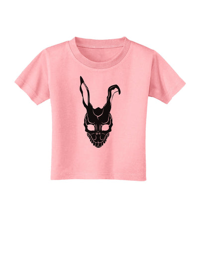 Scary Bunny Face Black Toddler T-Shirt-Toddler T-Shirt-TooLoud-Candy-Pink-2T-Davson Sales