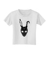 Scary Bunny Face Black Toddler T-Shirt-Toddler T-Shirt-TooLoud-White-2T-Davson Sales