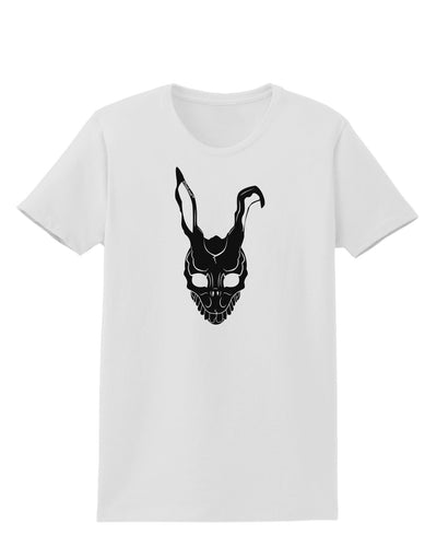 Scary Bunny Face Black Womens T-Shirt-Womens T-Shirt-TooLoud-White-X-Small-Davson Sales