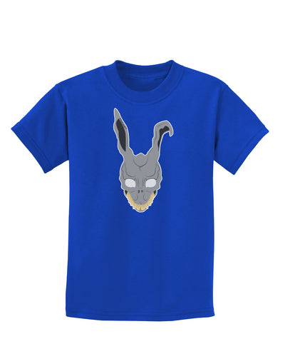 Scary Bunny Face Childrens Dark T-Shirt-Childrens T-Shirt-TooLoud-Royal-Blue-X-Small-Davson Sales