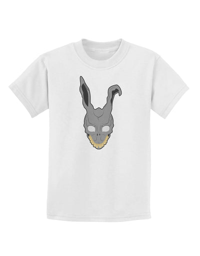 Scary Bunny Face Childrens T-Shirt-Childrens T-Shirt-TooLoud-White-X-Small-Davson Sales