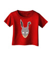 Scary Bunny Face Infant T-Shirt Dark-Infant T-Shirt-TooLoud-Red-06-Months-Davson Sales