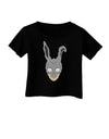 Scary Bunny Face Infant T-Shirt Dark-Infant T-Shirt-TooLoud-Black-06-Months-Davson Sales