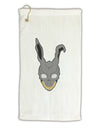 Scary Bunny Face Micro Terry Gromet Golf Towel 11&#x22;x19-Golf Towel-TooLoud-White-Davson Sales