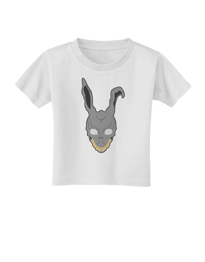 Scary Bunny Face Toddler T-Shirt-Toddler T-Shirt-TooLoud-White-2T-Davson Sales