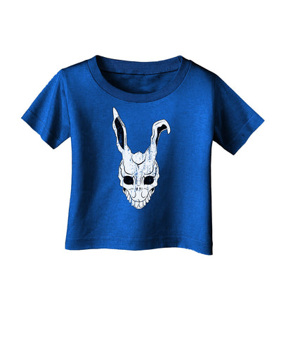 Scary Bunny Face White Distressed Infant T-Shirt Dark-Infant T-Shirt-TooLoud-Royal-Blue-06-Months-Davson Sales