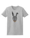 Scary Bunny Face Womens T-Shirt-Womens T-Shirt-TooLoud-AshGray-X-Small-Davson Sales