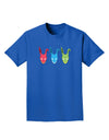 Scary Bunny Tri-color Adult Dark T-Shirt-Mens T-Shirt-TooLoud-Royal-Blue-Small-Davson Sales