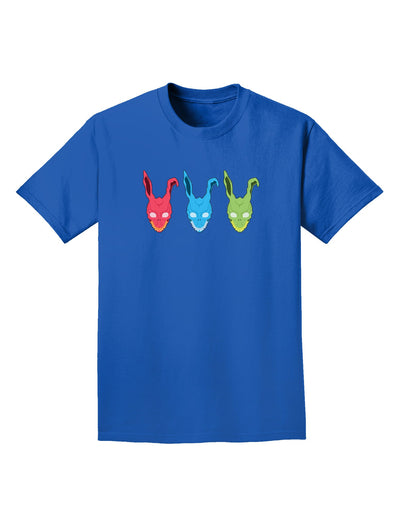 Scary Bunny Tri-color Adult Dark T-Shirt-Mens T-Shirt-TooLoud-Royal-Blue-Small-Davson Sales