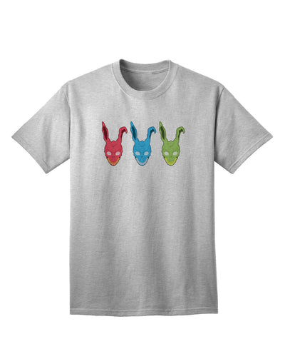 Scary Bunny Tri-color Adult T-Shirt-Mens T-Shirt-TooLoud-AshGray-Small-Davson Sales