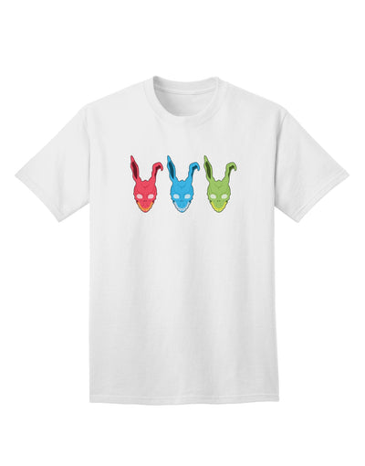 Scary Bunny Tri-color Adult T-Shirt-Mens T-Shirt-TooLoud-White-Small-Davson Sales