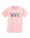 Scary Bunny Tri-color Childrens T-Shirt-Childrens T-Shirt-TooLoud-PalePink-X-Small-Davson Sales