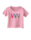 Scary Bunny Tri-color Infant T-Shirt-Infant T-Shirt-TooLoud-Candy-Pink-06-Months-Davson Sales