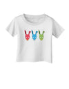 Scary Bunny Tri-color Infant T-Shirt-Infant T-Shirt-TooLoud-White-06-Months-Davson Sales