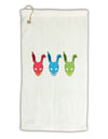 Scary Bunny Tri-color Micro Terry Gromet Golf Towel 11&#x22;x19-Golf Towel-TooLoud-White-Davson Sales