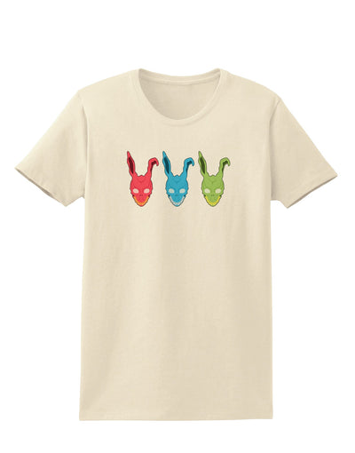 Scary Bunny Tri-color Womens T-Shirt-Womens T-Shirt-TooLoud-Natural-X-Small-Davson Sales