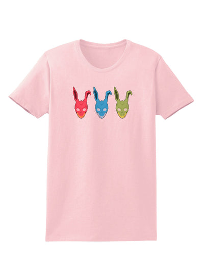 Scary Bunny Tri-color Womens T-Shirt-Womens T-Shirt-TooLoud-PalePink-X-Small-Davson Sales