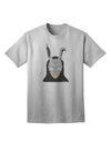 Scary Buny Face Watercolor Adult T-Shirt-Mens T-Shirt-TooLoud-AshGray-Small-Davson Sales