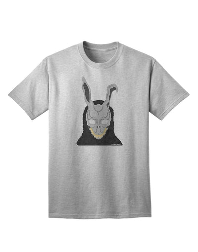 Scary Buny Face Watercolor Adult T-Shirt-Mens T-Shirt-TooLoud-AshGray-Small-Davson Sales