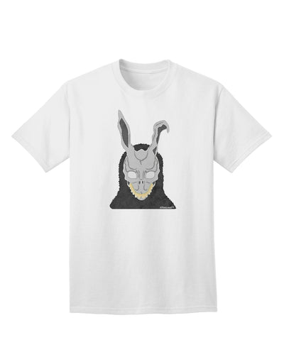 Scary Buny Face Watercolor Adult T-Shirt-Mens T-Shirt-TooLoud-White-Small-Davson Sales