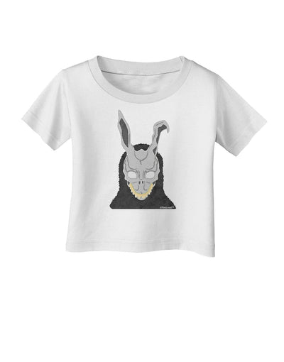 Scary Buny Face Watercolor Infant T-Shirt-Infant T-Shirt-TooLoud-White-06-Months-Davson Sales