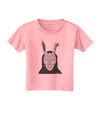 Scary Buny Face Watercolor Toddler T-Shirt-Toddler T-Shirt-TooLoud-Candy-Pink-2T-Davson Sales