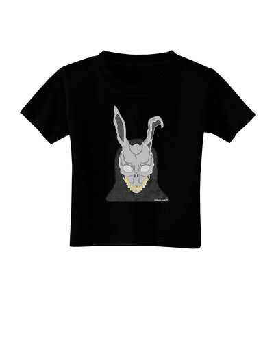 Scary Buny Face Watercolor Toddler T-Shirt Dark-Toddler T-Shirt-TooLoud-Black-2T-Davson Sales