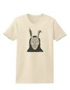 Scary Buny Face Watercolor Womens T-Shirt-Womens T-Shirt-TooLoud-Natural-X-Small-Davson Sales