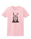 Scary Buny Face Watercolor Womens T-Shirt-Womens T-Shirt-TooLoud-PalePink-X-Small-Davson Sales