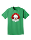 Scary Clown Face B - Halloween Adult Dark T-Shirt-Mens T-Shirt-TooLoud-Kelly-Green-Small-Davson Sales
