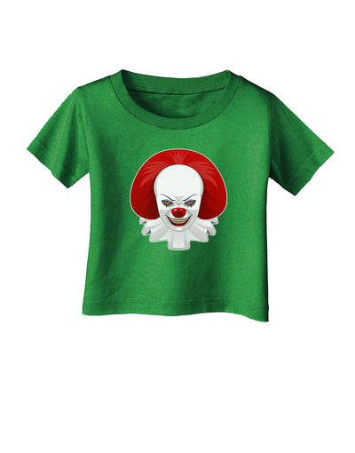 Scary Clown Face B - Halloween Infant T-Shirt Dark-Infant T-Shirt-TooLoud-Royal-Blue-06-Months-Davson Sales