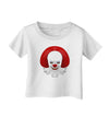 Scary Clown Face B - Halloween Infant T-Shirt-Infant T-Shirt-TooLoud-White-06-Months-Davson Sales
