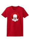 Scary Clown Face B - Halloween Womens Dark T-Shirt-Womens T-Shirt-TooLoud-Red-X-Small-Davson Sales