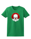 Scary Clown Face B - Halloween Womens Dark T-Shirt-Womens T-Shirt-TooLoud-Kelly-Green-X-Small-Davson Sales