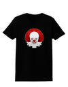 Scary Clown Face B - Halloween Womens Dark T-Shirt-Womens T-Shirt-TooLoud-Black-X-Small-Davson Sales