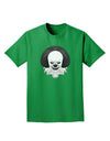 Scary Clown Grayscale Adult Dark T-Shirt-Mens T-Shirt-TooLoud-Kelly-Green-Small-Davson Sales