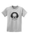 Scary Clown Grayscale Childrens T-Shirt-Childrens T-Shirt-TooLoud-AshGray-X-Small-Davson Sales