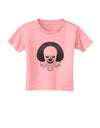 Scary Clown Grayscale Toddler T-Shirt-Toddler T-Shirt-TooLoud-Candy-Pink-2T-Davson Sales