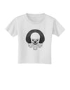 Scary Clown Grayscale Toddler T-Shirt-Toddler T-Shirt-TooLoud-White-2T-Davson Sales