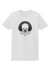 Scary Clown Grayscale Womens T-Shirt-Womens T-Shirt-TooLoud-White-X-Small-Davson Sales