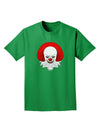 Scary Clown Watercolor Adult Dark T-Shirt-Mens T-Shirt-TooLoud-Kelly-Green-Small-Davson Sales